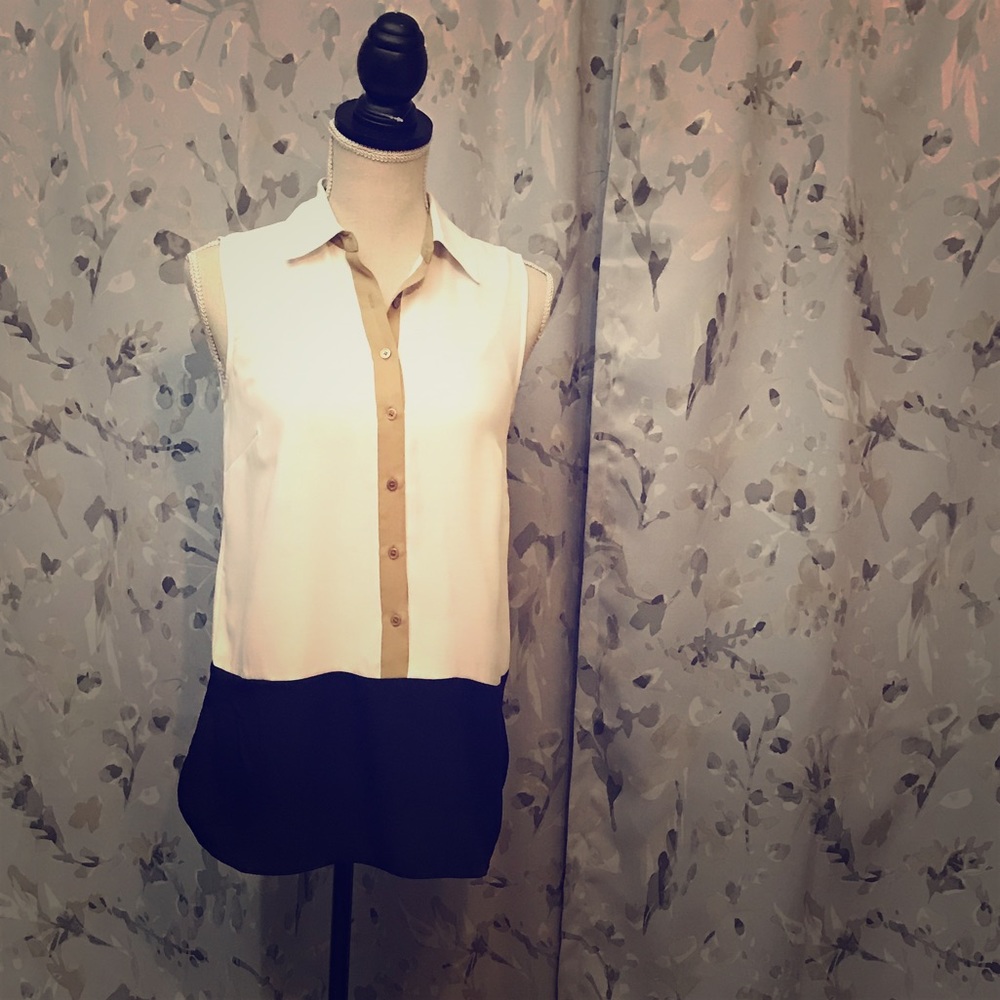 Talbots Button Top